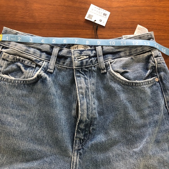 Zara Light Blue Wide Leg Pants - Picture 5 of 7